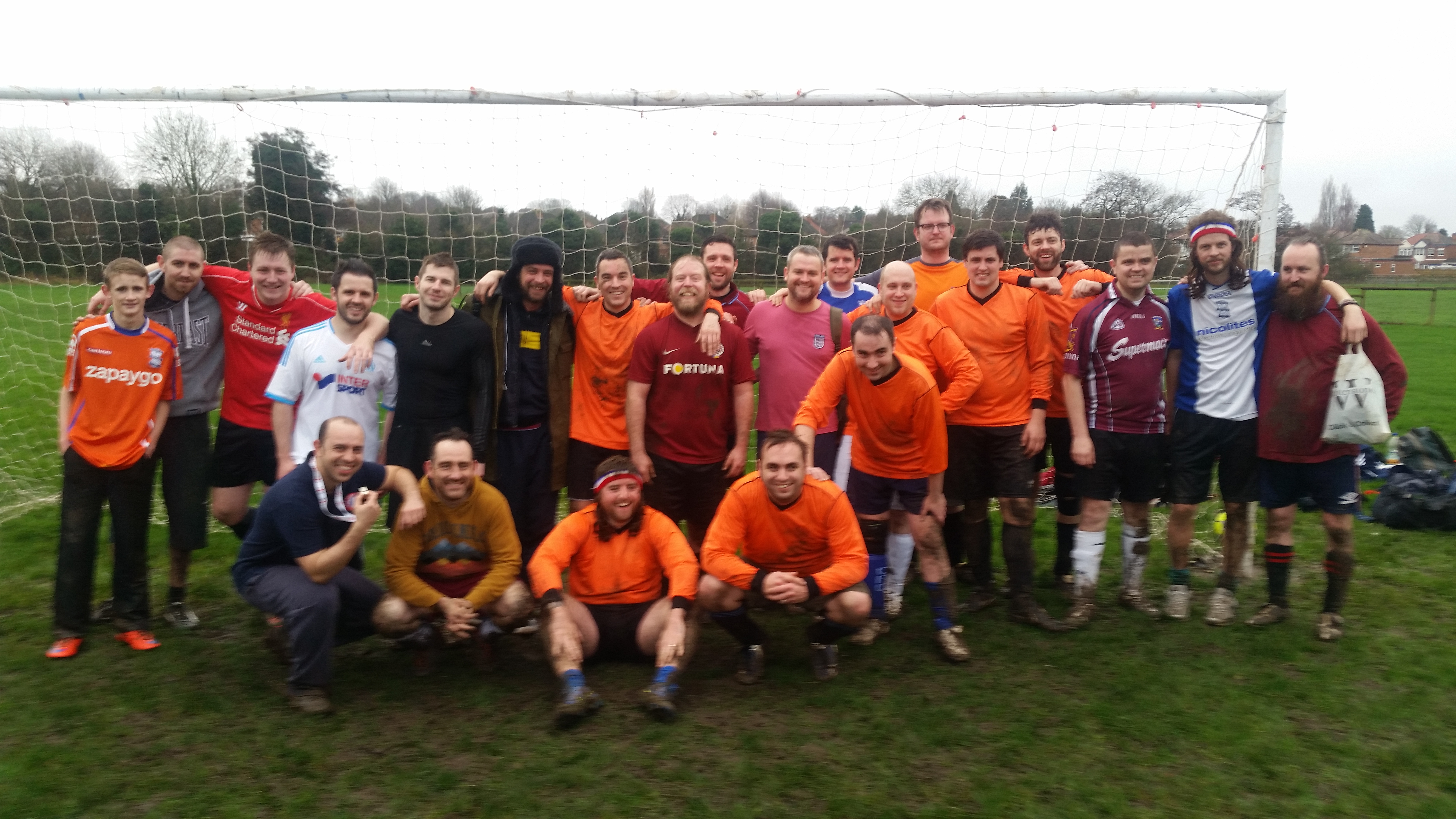 Football match action